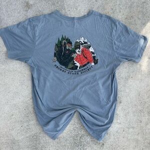 Mountain Hardwear Secret Stash Society Graphic T-Shirt Mens LG Gray